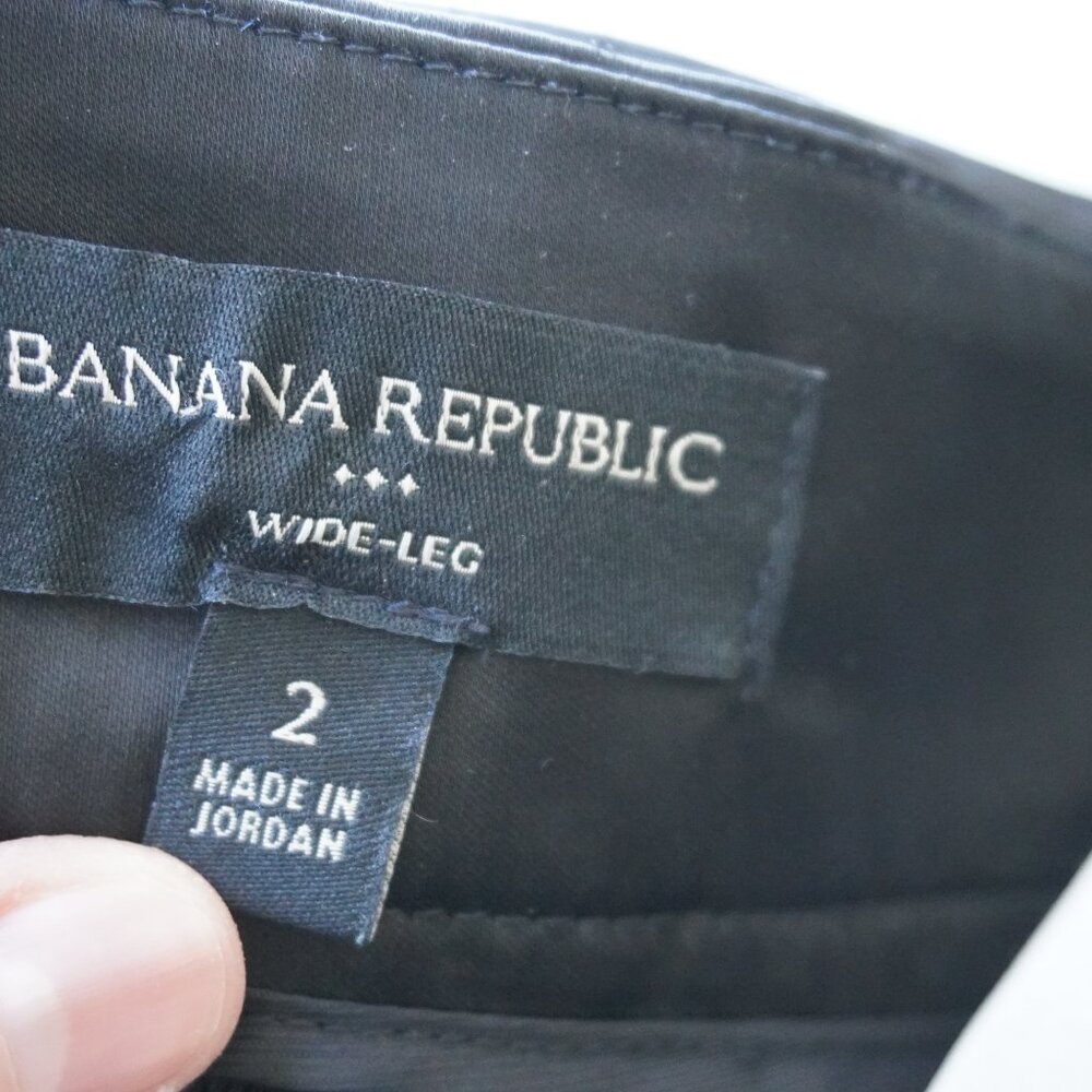 Banana Republic Wide-Leg Dress Pants – Black – Size 2